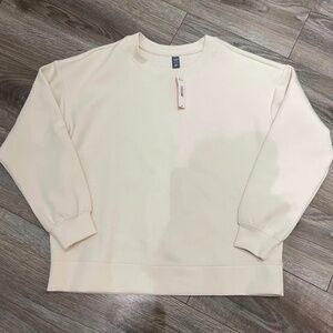 3/$30- Brand new women’s xs “Joe Fresh Active” cream crew neck sweatshirt